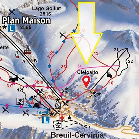 Schuss 1 Cervinia With Balcony- Without Wifi - Cir 0197 Брей-Червінія