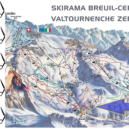 Schuss 1 Cervinia With Balcony- Without Wifi - Cir 0197 * Брей-Червінія